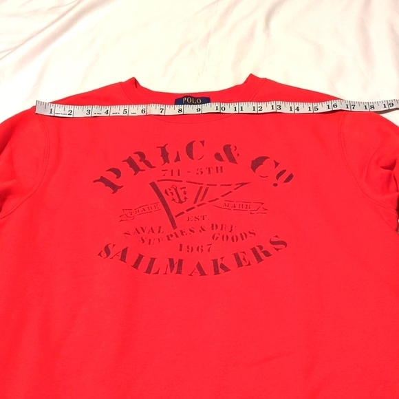 Polo Ralph Lauren Small size Red Boy's Sweatshirt. - Picture 3 of 8